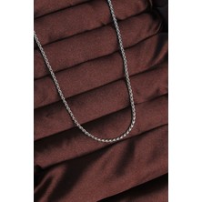 Stil Love 316L Çelik Gümüş Renk Ince Zincir Kolye