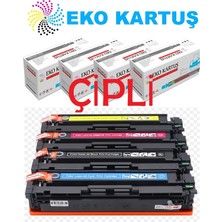 Eko Kartuş Hp Color Laserjet Pro Mfp M183FW Muadil Toner 4 Renk Set Çipli