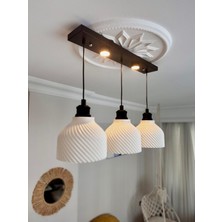 Limon 3design Radiance 3'Lü Sarkıt Avize - Modern Tasarım Yatak Odası Salon Yemek Odası Mutfak