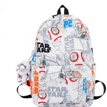 Mundo Venta Suya Dayanıklı Star Wars Baskılı Graffiti Okul Sırt Çantası (Yurt Dışından)