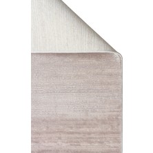 Carpetdocia Kylie Serisi Salon Oturma Odası Koridor Antre Parlak ve Sade Modern Halı Plaın Grey