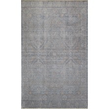 Carpetdocia Çırağan %100 Naturel Özel Işıltılı El Emeği ile Özel Tezgahlarda Üretilen Tensel Uşak Halısı 3dgrbrz