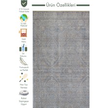 Carpetdocia Çırağan %100 Naturel Özel Işıltılı El Emeği ile Özel Tezgahlarda Üretilen Tensel Uşak Halısı 3dgrbrz