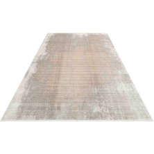 Carpetdocia Mumbai Serisi Modern Desenli Yüksek Kalite Sık Dokuma Parlak Salon Halısı 05 Cream Gold