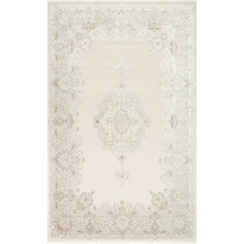 Carpetdocia Üsküdar Serisi Yüksek Kaliteli Sık Dokuma Modern Salon Halısı 01 Cream Grey