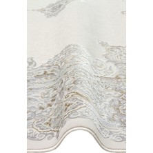 Carpetdocia Üsküdar Serisi Yüksek Kaliteli Sık Dokuma Modern Salon Halısı 01 Cream Grey