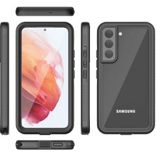 NSM Tech Galaxy S22 Plus Kılıf 1-1 Su Geçirmez Kılıf-Siyah