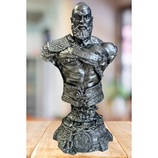 Craft 3d Atölye Kratos God Of War Büst/Biblo/Figür 15 Cm  Beton (  Paketi İle Beraber)