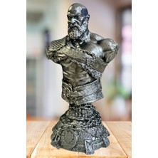 Craft 3d Atölye Kratos God Of War Büst/Biblo/Figür 15 Cm  Beton (  Paketi İle Beraber)