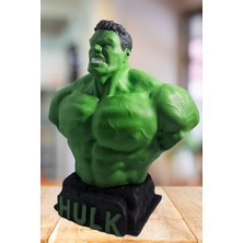 Craft 3d Atölye Hulk  Beton Büst/ Figür- Marvel Comics 12 Cm Boyunda(Paketi Ile Beraber)