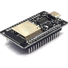 Espressif ESP32 Wifi ve Bluetooth Modül Geliştirme Kartı ESP32-WROOM-32 32 Bit 240MHZ 4 Mbyte Flash CH341 USB