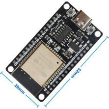 Espressif ESP32 Wifi ve Bluetooth Modül Geliştirme Kartı ESP32-WROOM-32 32 Bit 240MHZ 4 Mbyte Flash CH341 USB