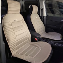 Dodge Caliber Lüx Oto Koltuk Minderi Ön 2'li Set Takım Bumerang Serisi Bej