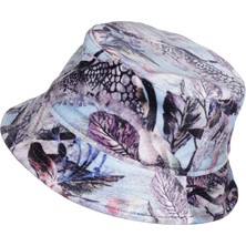 Fonem Unisex Safari Şapka Desenli Fo 7065 Mavi