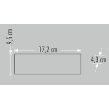 Cata Haiti Çift Yönlü LED Aplik Amber CT-8011A