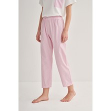 Colords Kadın Cep Detay Çizgili Uzun Pijama Takımı