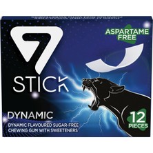 7 Stıck Dinamik Şekersiz Sakız 33 gr x 12'li Paket