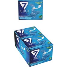 7 Stıck Nane Aromalı Şekersiz Sakız 33 gr x 12'li Paket