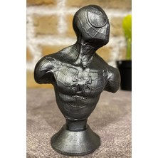 Spiderman %100 Beton Büst/ Figür 10 cm Boyunda(Hediye Paketi ile Beraber)