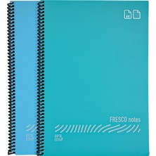 Gıpta Eco Fresco A4 60 Yaprak Kareli ve Çizgili Defter Seti
