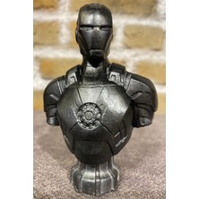 Ironman %100 Beton Büst/ Figür 10 cm Boyunda(Hediye Paketi ile Beraber)