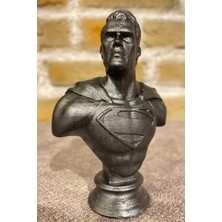 Superman %100 Beton Büst/ Figür 10 cm Boyunda(Hediye Paketi ile Beraber)