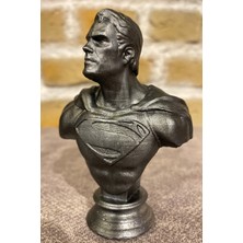 Superman %100 Beton Büst/ Figür 10 cm Boyunda(Hediye Paketi ile Beraber)