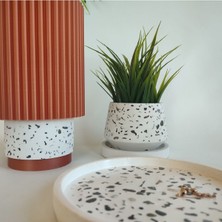 Hgo Atelier Bakır & Terrazzo Long Abajur - Masa Lambası