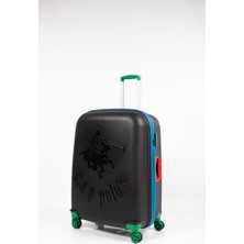 Joseph Lion Cap Polo's PP525X Black Valiz Büyük - Orta - Kabin Boy Set