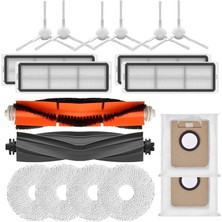 Guiwuu L10S Ultra Robot Süpürge Ana Yan Fırçalar Hepa Filtreler Paspas Bezi Toz Torbaları (Yurt Dışından)