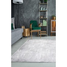 Artemis Halı Runner 05007B Krem Gri Modern Eskitme Halı