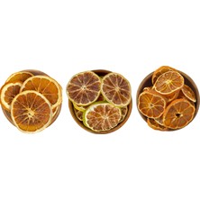 Mandal Kurutulmuş Portakal, Limon, Mandalina Dilimleri 75 Gram Kurutulmuş Meyve Kurusu Dilimleri