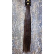 Halit Can HairKing 60cm 4.0 (Koyu Kahve), 200adet,120g, Mikrokaynak/ Uzun Vedolgun Görünüm [100% GERÇEK İNSAN SAÇI]