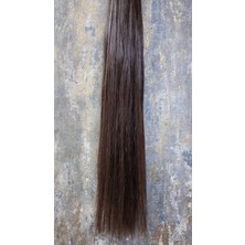 Halit Can HairKing 60cm 4.0 (Koyu Kahve), 200adet,120g, Mikrokaynak/ Uzun Vedolgun Görünüm [100% GERÇEK İNSAN SAÇI]