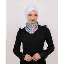 Zaytoon Filistin Bayrak Çizgili Filistin Şal Kefiye Küçük Filistin Bayraklı Fular Saçaksızlı Unisex S100013