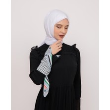 Zaytoon Filistin Bayrak Çizgili Filistin Şal Kefiye Küçük Filistin Bayraklı Fular Saçaksızlı Unisex S100013