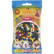 Hama Beads 1.000'lik Hama Midi Boncuk - 6 Temel Renk