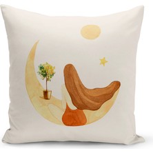 Bertille Home Vintage Serisi Çift Tarafı Dijital Baskılı Kırlent Kılıfı (Vintage Cushion Cover)