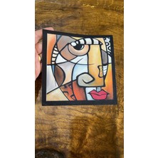 Gönülden Tasarım Renkli Tasarım Suratlı Arma Dikiş Aplike 15X15 cm