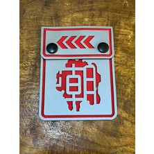 Gönülden Tasarım 10X8 cm Tasarım Arma Dikiş Aplike