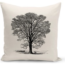 Bertille Home Vintage Serisi Çift Tarafı Dijital Baskılı Kırlent Kılıfı (Vintage Cushion Cover)