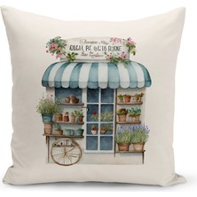 Bertille Home Vintage Serisi Çift Tarafı Dijital Baskılı Kırlent Kılıfı (Vintage Cushion Cover)