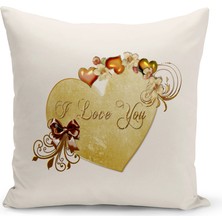 Bertille Home Vintage Serisi Çift Tarafı Dijital Baskılı Kırlent Kılıfı (Vintage Cushion Cover)