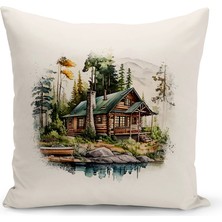 Bertille Home Vintage Serisi Çift Tarafı Dijital Baskılı Kırlent Kılıfı (Vintage Cushion Cover)