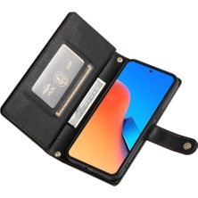 Manyi Mall Xiaomi Poco M6 Pro Iş Için Flip Case Standı Cüzdan Çok Fonksiyonlu (Yurt Dışından)