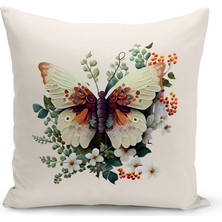 Bertille Home Vintage Serisi Çift Tarafı Dijital Baskılı Kırlent Kılıfı (Vintage Cushion Cover)