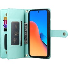 Manyi Mall Xiaomi Poco M6 Pro Iş Için Flip Case Standı Cüzdan Çok Fonksiyonlu (Yurt Dışından)