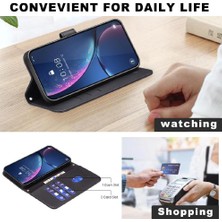 Manyi Mall Xiaomi Poco F5 5g Cüzdan Koruyucu Iş Için Flip Case Basit Stil Pu (Yurt Dışından)