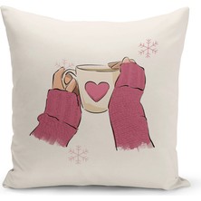 Bertille Home Vintage Serisi Çift Tarafı Dijital Baskılı Kırlent Kılıfı (Vintage Cushion Cover)