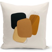 Bertille Home Minimalist  Serisi Çift Tarafı Dijital Baskılı Kırlent Kılıfı (Minimalist Cushion Cover)